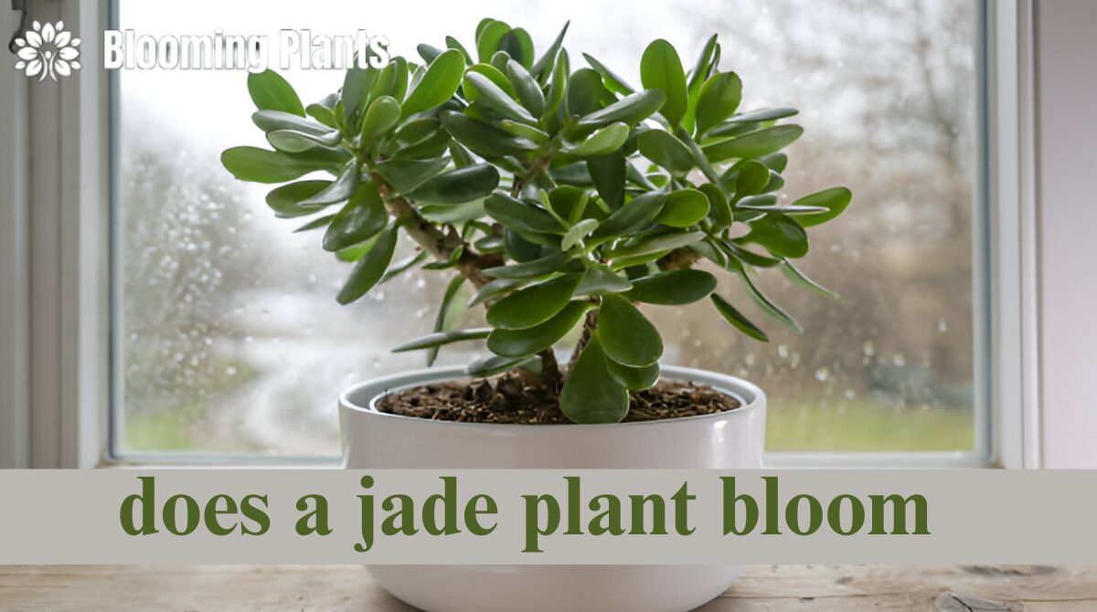 does a jade plant bloom